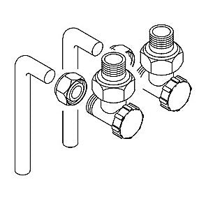 Gabotherm Stålrørsæt Combi 85-100mm 1/2 X M12