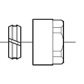 Gabotherm Kobl.15mmx3/4 M/indv. Gevind
