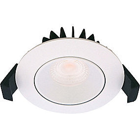 Velia Low Profile indbygningsspot, 5.5W LED spot, 830 lys, høj farvegengivelse spot, blændfrit lys spot, isoleringsvenlig spot, VVS, VVS Hjørnet.
