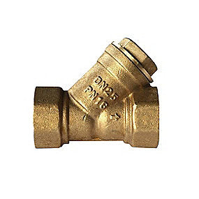 snavssamler 1/2'', messing, muffe/muffe