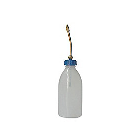 Hallbauer oliekande 300ml trykmodel. 300 cm med messing udløbsstuds
