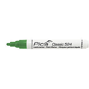 Pica Mærkepen grøn Classic Industry paint marker med rund spids 2-4 mm