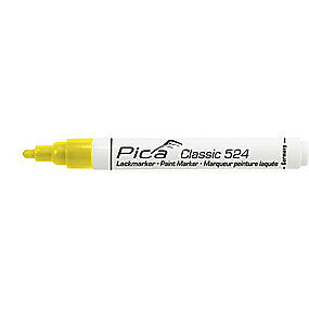 Pica Mærkepen gul Classic Industry paint marker med rund spids 2-4 mm