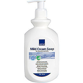 Abena mild cremesæbe 500ml uden farve og parfume, svanemærket