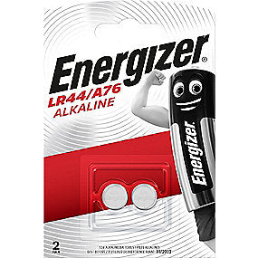 Energizer batteri 1,5V LR44/A76 alkaline - pakke a 2stk