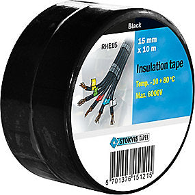 Stokvis PVC tape 15mmx10m