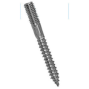 Bossard ansatsskrue M6 x 80 mm. Bordskrue med metrisk- og trægevind. Rustfrit stål A2. Pak a 100 stk.