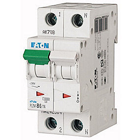 Eaton Automatsikring 16A 1P+N c-kar plz6-c16/1n-mw