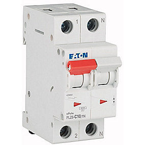 Automatsikring 10A 1P+N 6Ka