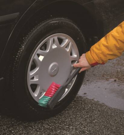 AUTOBØRSTE MED LANG SKAFT 420MM