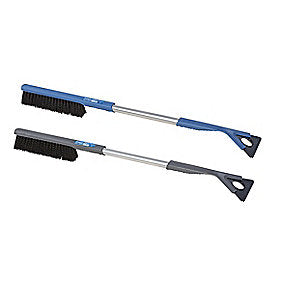 Kungs Mega Snekost med isskraber, 77 cm lang, med solid børste og tre-sidet isskraber.