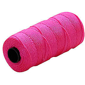 Mursnor nylon 6/6 pink 1,2 mm - rulle a 120 meter