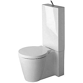 Duravit Starck 1 gulvtoilet. Uden cisterne og sæde. Med universallås 415x640mm WonderGliss
