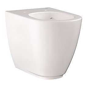 GROHE Essence toiletskål, Rimless toilet, PureGuard toilet, GROHE toilet, skjult P-lås toilet, hvid toilet.