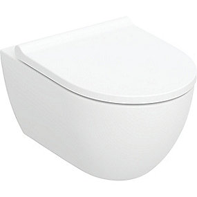 GEBERIT Acanto sæt, væghængt toilet, TurboFlush toilet, KeraTect toilet, softclose toiletsæde, skjult montering toilet, GEBERIT toilet.