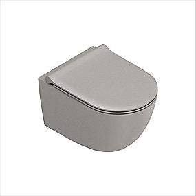 Catalano Sfera50 vægtoilet 50x35 bolteafstd 180mm skjult mont. uden skyllekant. Tortora