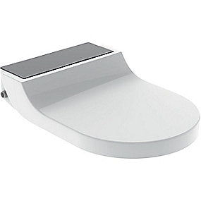 GEBERIT AquaClean Tuma Comfort douchesæde. Sort / Glas