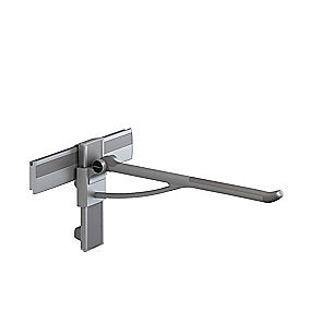 Toiletstøtte 850 mm anthrasit