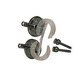 Duravit Beslag til sæder med SoftClose Rustfri stål hængsler