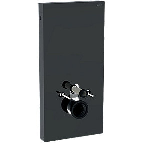 GEBERIT Monolith cisternemodul, lava glas cisternemodul, black chrome aluminium cisternemodul, GEBERIT cisternemodul.