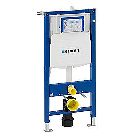 GEBERIT Duofix Sigma WC-element, frontbetjent WC-element, 3/6 liter WC-element, GEBERIT WC-element, væghængt toilet element.