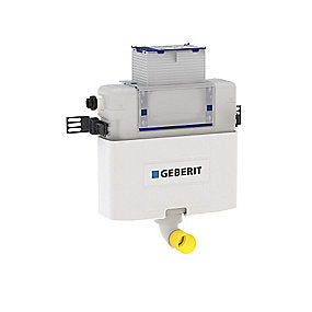 GEBERIT Omega indbygningscisterne, H82 indbygningscisterne, PEX indbygningscisterne, topbetjent cisterne, frontbetjent cisterne.