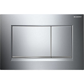 GEBERIT SIGMA30 betjeningsplade, blankforkromet