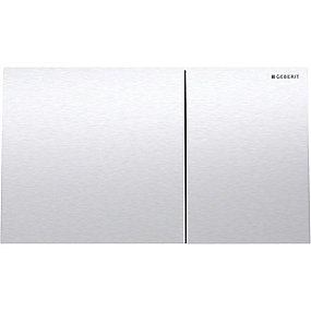 GEBERIT Sigma70 betjeningsplade børstet, easy-to-clean-belagt