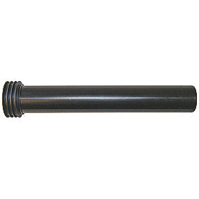 Milton forlængerrør 45x280mm med gummimuffe, sort