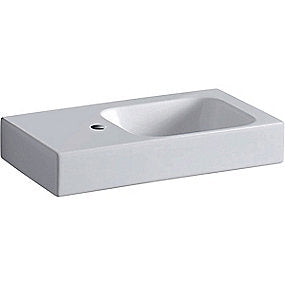 GEBERIT Icon håndvask 530x310x135mm m/fralægningsplads hvid