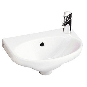 Gustavsberg 5540 Nautic håndvask 40x27,5 cm, hanehul til højre. C+