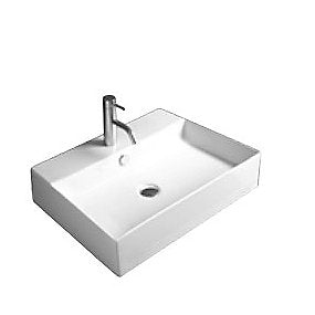 Kriss porcelænsvask 50x46cm hvid mat