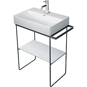 Duravit DuraSquare gulvkonsol 665x381mm. sort mat metal til 600mm DuraSquare vask