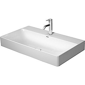 Duravit DuraSquare håndvask 800x470mm med hanehul, uden overløb