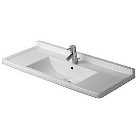 Duravit Starck 3 håndvask, 1050x485 mm, indbygning