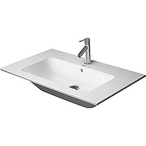 Duravit ME Starck vask, vask, håndvask, badeværelsesvask, 830x490 mm vask, Duravit vask, Starck vask, med hanehul, med overløb, VVS.