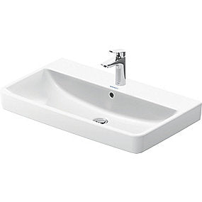 Duravit NO.1 håndvask 800mm 1 hanehul, med overløb, hvid