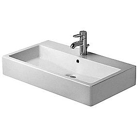 Duravit Vero håndvask, vask, håndvask, badeværelsesvask, 70x47 cm vask, Duravit vask, Vero vask, uden hanehul, slebet bund, VVS.