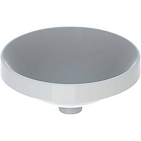 GEBERIT Variform håndvask 400x178mm nedfældning, uden overløb, hvid