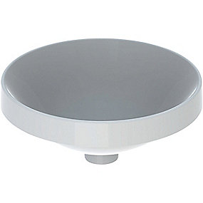 GEBERIT Variform håndvask 400x178mm nedfældning, uden overløb, med keratect glasur, hvid