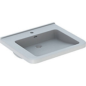 GEBERIT Renova comfort square håndvask 650x550x155mm hvid KeraTect