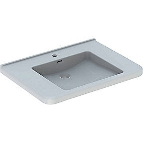 GEBERIT Renova comfort square håndvask 750x550x155mm hvid