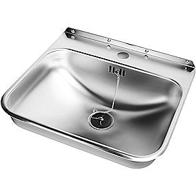 P2 håndvask 432x386mm vægkonsol/bv/hh rf St