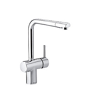 Damixa osier/merkur køkkenarmatur høj l-tud, krom