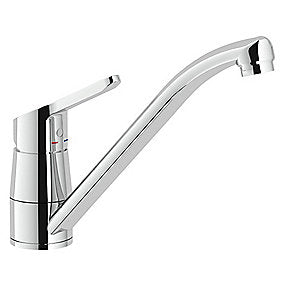 Image køkkenarmatur Lav-tud, krom