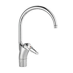 FMM køkkenarmatur Serie 9000E, med høj J-tud. Krom