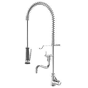 KWC Gastro storkøkkenarmatur forbruser med 200mm tud. Til bord