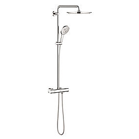 GROHE Rainshower SmartActive 310 brusesystem, Rainshower SmartActive, Brusesystem, Krom brusesystem, Termostat, Ø310 hovedbruser, SmartActive håndbruser, GROHE, VVS.