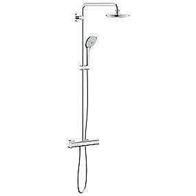GROHE Euphoria System 180 Brusesystem med termostat til vægmontering. Krom