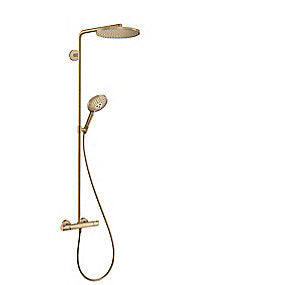 hansgrohe Raindance select S 240 PowderRain showerpipe 1jet, Børstet bronze